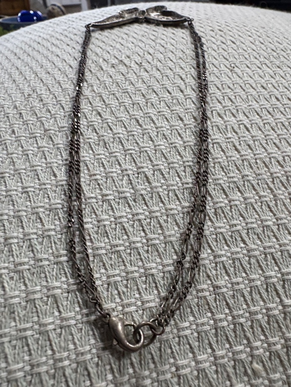 Butterfly Statement Necklace in Antique Silver - Picture 4 of 4
